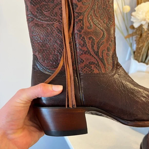 Shyanne Tassel Snip Toe Cowboy/Cowgirl Boots Size 9 - Picture 10 of 10
